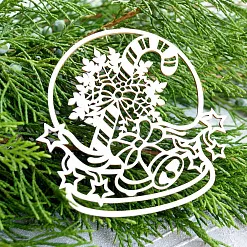 Чипборд "Шар с леденцом", 8 см (LeoMammy)