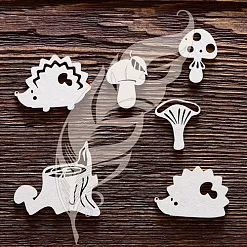 Набор украшений из чипборда "Ёжики" (ArtLines) Набор украшений из чипборда "Ёжики" (ArtLines)