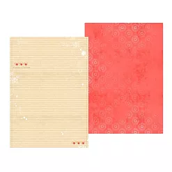 Набор бумаги А4 "Айда обниму", 9 листов (Scrapodelie)