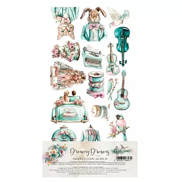 Набор бумаги 15х30 см "Dreamy Dreams", 6 листов (Alchemy of Art)