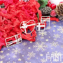 Набор украшений из чипборда "Новогодние подарки 1947" (Fantasy)