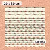 Калька 20х20 см "Маленький пират 22", плотность 110 гр/м2 (ScrapMania)