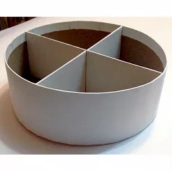 Коробочка круглая с перегородками, 20 см