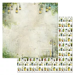 Набор бумаги 20х20 см "СуперБабушка", 12 листов (ScrapMania)