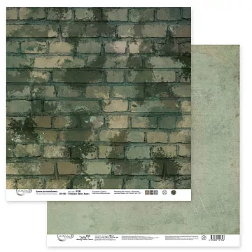 Бумага 30х30 см "Вокруг меня. Хаки 1" (Mr.Painter)