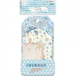 Набор тегов "Снежные узоры" (Рукоделие)