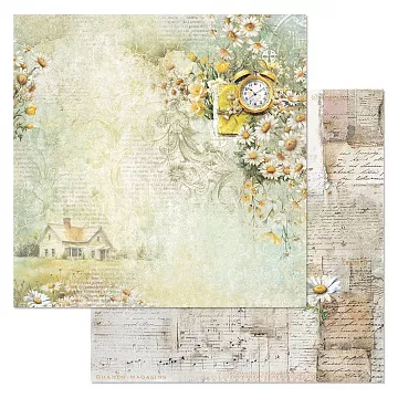 Бумага "Сезон ромашек. Время собирать букет" (ScrapMania)