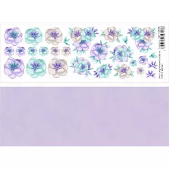 Лист с картинками 10х30 см "Это Я. Цветы" (ScrapMania)