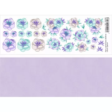 Лист с картинками 10х30 см "Это Я. Цветы" (ScrapMania)