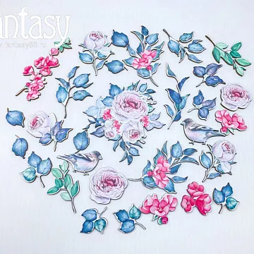 Набор цветного чипборда "Вдали от суеты 5", 30 шт (Fantasy)