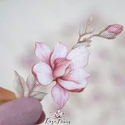 Набор высечек из ткани "В краю магнолий", 21 шт (RozeFlowers) Набор высечек из ткани "В краю магнолий", 21 шт (RozeFlowers)