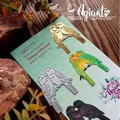 Нож "Попугайчики", 5х4 см (AgiArt)