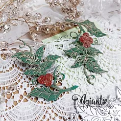 Нож "Падуб с ягодками", 9,5х6,5 см (AgiArt)