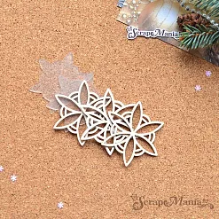 Шейкер "Фономикс. Новогодний. Снежинка 2 мини", 5,4х5,4 см (ScrapMania)