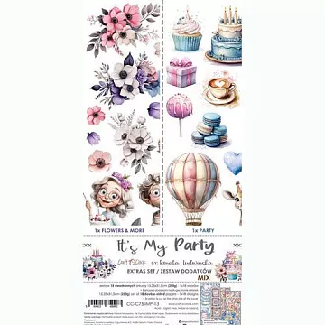 Набор бумаги 30х15 см "It's my party. Mix", 18 листов (CraftO'clock)