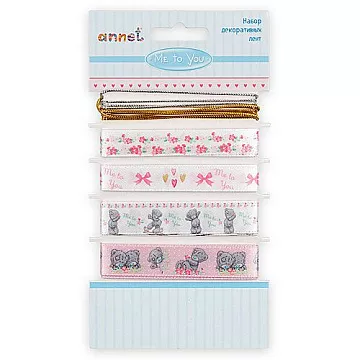 Набор атласных лент "Me to you. Сюрприз" (Gamma)