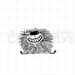 Штамп "Чумичка 8", 4,5х3,4 см (Скрапклуб)