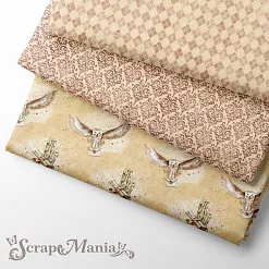 Отрез ткани 75х50 см "Волшебник. Ромбы" (ScrapMania)