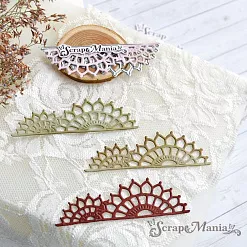 Нож "Кружевной узор. Бордюр", 2,6х8,5 см (ScrapMania)