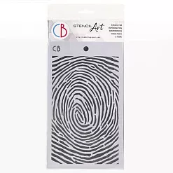 Трафарет 12х20 см "Fingerprint" (Ciao bella)
