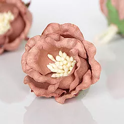 Цветок полиантовой розы "Бежевый", 1 шт (Craft)