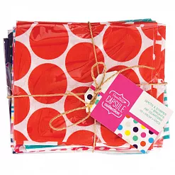 Набор ткани "Spots&Stripes. Brights" (DoCrafts)