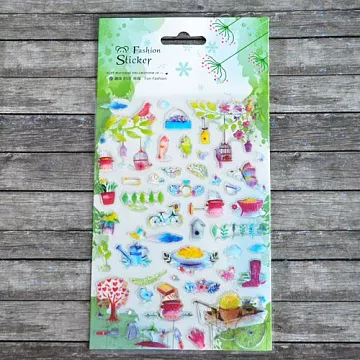 Наклейки мягкие 12х23 см "Весна"