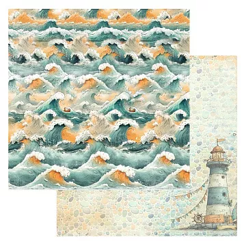 Бумага "Маленький пират. По волнам" (ScrapMania)