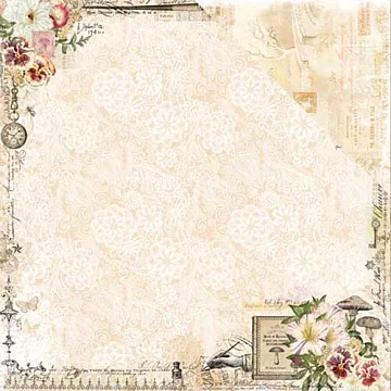 Бумага "Autumn anthology. Penmanship" (Blue Fern)