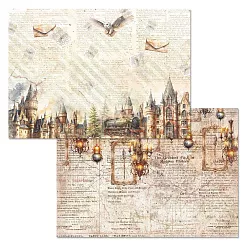 Набор бумаги А4 "Факультет магии", 12 листов (ScrapMania)