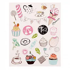 Наклейки 11х16 см "Любимые сладости" (АртУзор)