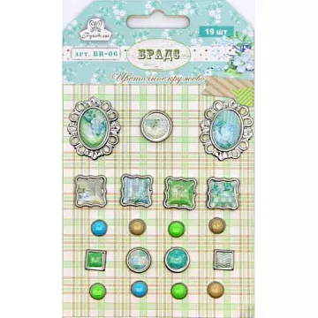 Набор брадсов "Цветочное кружево"(Рукоделие)