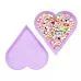 Тарелка для мелочей, сиреневое сердце, 1 шт Тарелка для мелочей, сиреневое сердце, 1 шт