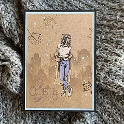 Штамп "Девушка в уггах", 3,3х9,6 см (Скрапклуб) Штамп "Девушка в уггах", 3,3х9,6 см (Скрапклуб)