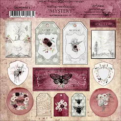 Чипборд цветной 20х20 см "Mystery" (Summer Studio)
