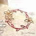 Нож "Рамка. Цветы плюмерии" 9,7х8,2 см (ScrapMania)