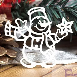 Чипборд "Новый год 107", 5,1х5,8 см (Fantasy)