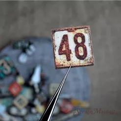 Набор тканевых высечек "Старый архив. Билетики", 34 шт (ScrapMania)