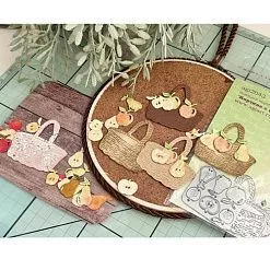 Нож "Корзина с фруктами", 5,5х5,2 см (AgiArt)