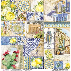 Бумага "Sicilia. Maiolica" (Ciao bella) Бумага "Sicilia. Maiolica" (Ciao bella)