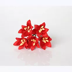 Букет лилий мини "Красный", 2 см, 5 шт (Craft) Букет лилий мини "Красный", 2 см, 5 шт (Craft)