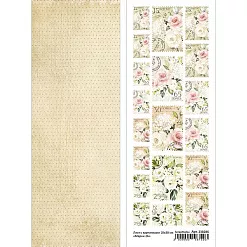 Лист с картинками 10х30 см "Марки 26" (ScrapMania)