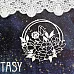 Украшение из чипборда "Цветочная композиция в рамке 1400" (Fantasy) Украшение из чипборда "Цветочная композиция в рамке 1400" (Fantasy)