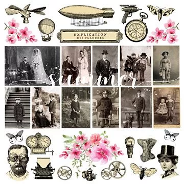 Бумага "Dreamland. Elements" (Summer Studio)