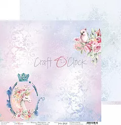 Бумага 30х30 см "Princess adventures 06" (CraftO'clock)