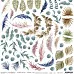 Бумага 30х30 см "Leaves 14. Картинки для вырезания" (CraftO'clock)