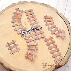 Нож "Детство. Железная дорога большая", 4,5х13 см (ScrapMania)