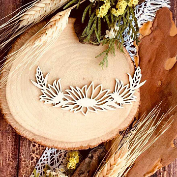 Чипборд "Отражение солнца", 9,2х4 см (WoodHome)
