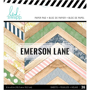 Набор бумаги 15х15 см "Emerson lane", 36 листов (American Crafts)