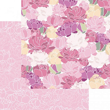 Бумага "Peonies" (SunnyCraft)